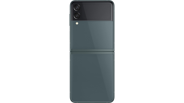 Điện thoại Samsung Galaxy Z Flip 3 128GB Xanh Lá máy mở mặt lưng