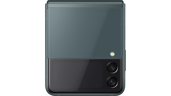 Điện thoại Samsung Galaxy Z Flip 3 128GB Xanh Lá gập máy mặt lưng trước
