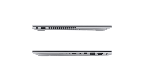 Laptop Asus Vivobook Flip TP470EA-EC027T cạnh bên, cổng kết nối