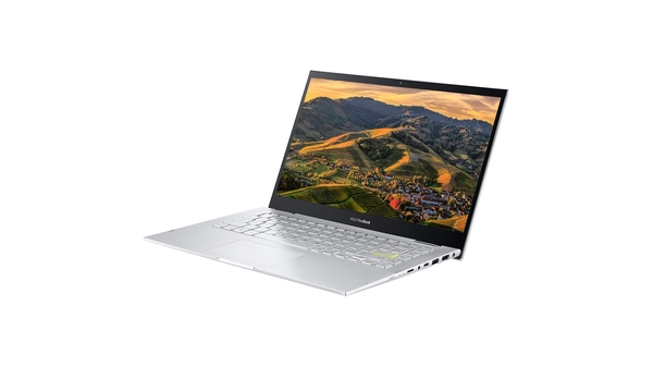 Laptop Asus Vivobook Flip TP470EA-EC027T mặt nghiêng phải