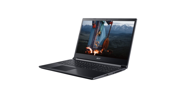 Laptop Acer Aspire 7 Gaming A715-42G-R6ZR R5 5500U NH.QAYSV.003 mặt nghiêng trái