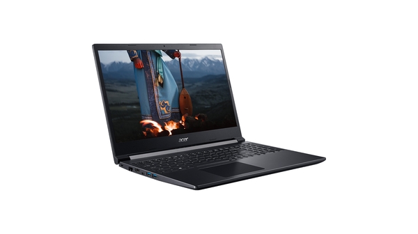 Laptop Acer Aspire 7 Gaming A715-42G-R6ZR R5 5500U NH.QAYSV.003 mặt nghiêng phải