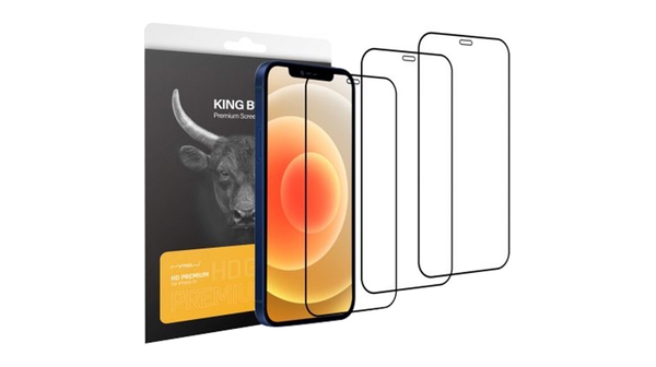 Miếng dán cường lực iPhone 13/13 Pro Mipow Kingbul Premium HD Chất liệu kính OCE trong suốt