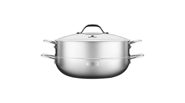 Chảo hấp đa năng inox liền khối Elmich Trimax CZ EL-3832 size 28cm