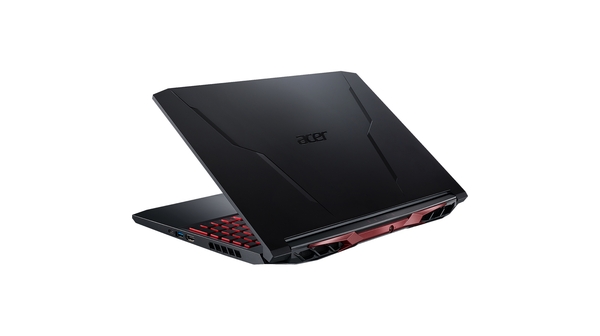 Laptop Acer Nitro 5 Gaming AN515-57-56S5 i5-11400H NH.QEKSV.001 mặt lưng nghiêng