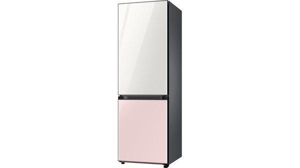Tủ lạnh Samsung Inverter 339 lít RB33T307055/SV mặt nghiêng