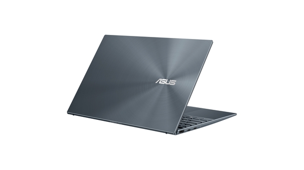 Laptop Asus ZenBook UX325EA-KG538W i5-1135G7 mặt lưng nghiêng trái