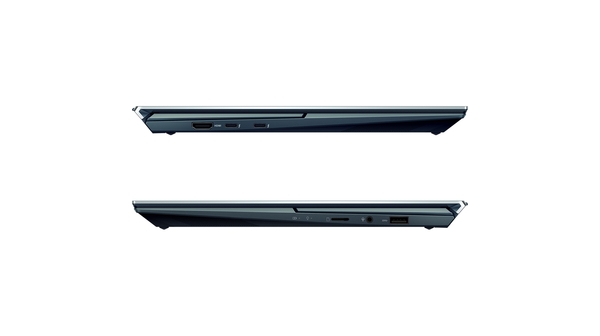 Laptop Asus ZenBook Duo UX482EA-KA274T i5-1135G7 cạnh bên