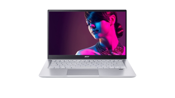 Laptop Acer Swift 3 SF314-43-R4X3 R5-5500U NX.AB1SV.004 mặt chính diện