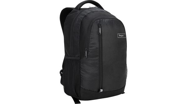Balo laptop Targus 15.6 inch City Backpack Đen mặt nghiêng
