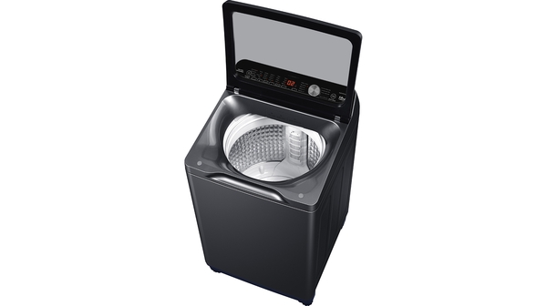 Máy giặt Aqua 10 kg AQW-FR101GT.BK mặt nghiêng trên