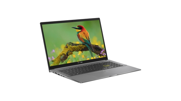 Laptop Asus VivoBook S533EA-BN293T i5-1135G7 mặt nghiêng trái