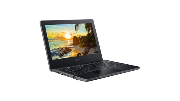 Laptop Acer TravelMate B3 TMB311-31-P49D N5030 NX.VNFSV.005 mặt nghiêng trái
