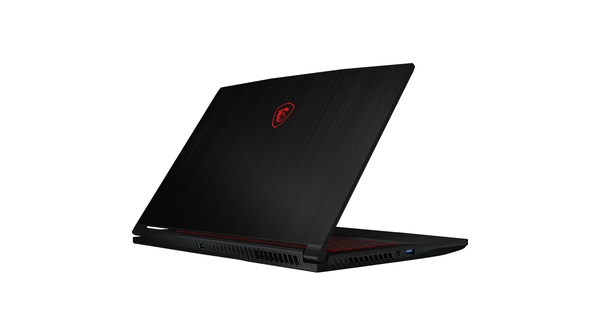 Laptop MSI GF63 Thin 10SC-804VN i5-10500H mặt lưng nghiêng trái