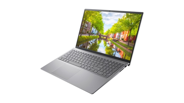 Laptop Dell Inspiron 15 5515 R7-5700U (N5R75700U104W1) mặt nghiêng phải