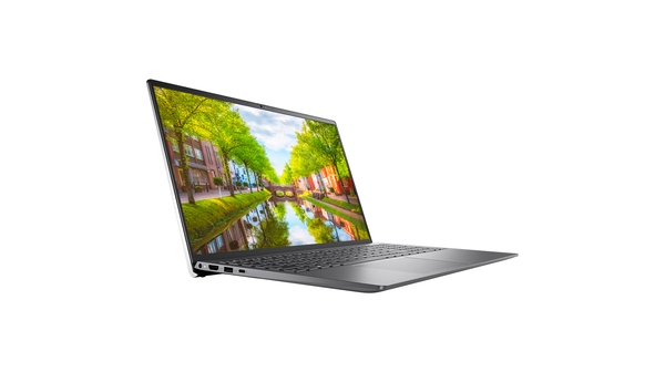 Laptop Dell Inspiron 15 5515 R7-5700U (N5R75700U104W1) mặt nghiêng trái