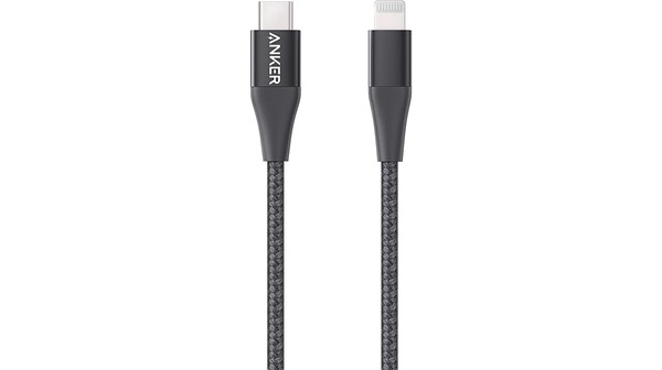 Cáp Type C to Lightning Anker PowerLine+ II 0.9m A8652 Đen