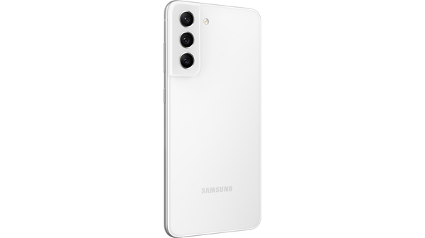 Điện thoại Samsung S21 FE 5G 6GB/128GB Trắng mặt lưng nghiêng phải