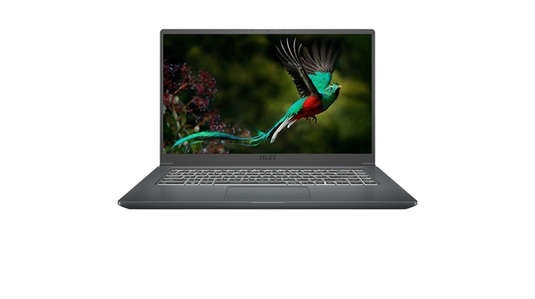Laptop MSI Modern 15 A5M R55500U/8GB/512GB/Win11 (238VN) mặt chính diện