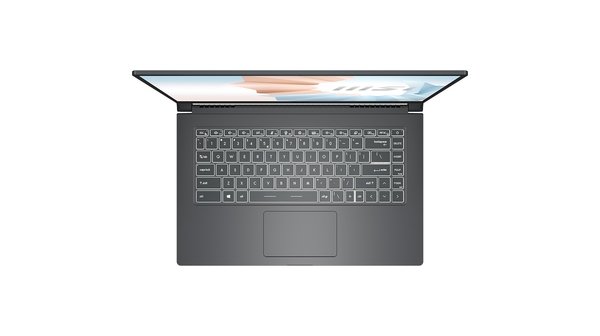 Laptop MSI Modern 15 A5M R7-5700U (239VN) mặt bàn phím