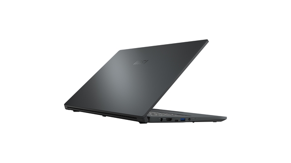 Laptop MSI Modern 15 A5M R7-5700U (239VN) mặt lưng nghiêng phải