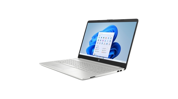 Laptop HP 15S-DU3592TU I5-1135G7 (63P88PA) mặt nghiêng trái