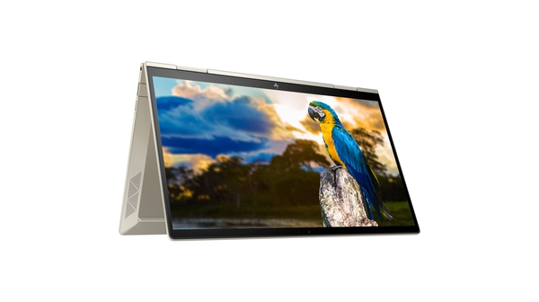 Laptop HP Envy X360 13-BD0528TU i7-1165G7 (4Y0Y3PA) gập máy mặt nghiêng