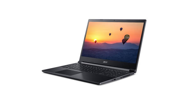 Laptop Acer Aspire 7 A715-42G-R4XX R5-5500U (NH.QAYSV.008) mặt nghiêng trái