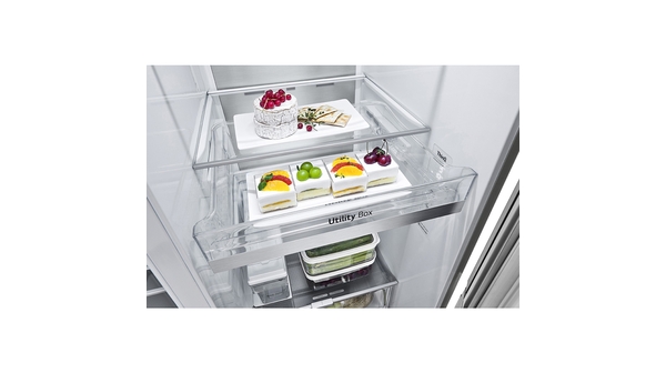 Tủ lạnh LG Inverter 635 lít GR-X257JS hộp tiện ích