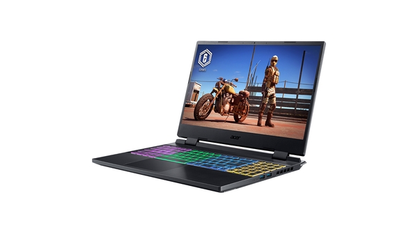 Laptop Acer Nitro 5 AN515-58-52SP i5-12500H (NH.QFHSV.001) mặt nghiêng phải