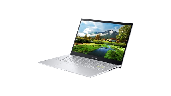 Laptop Asus VivoBook Flip TP470EA I3-1115G4 (EC346W) mặt nghiêng phải