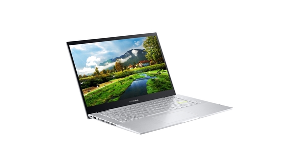Laptop Asus VivoBook Flip TP470EA I3-1115G4 (EC346W) mặt nghiêng trái