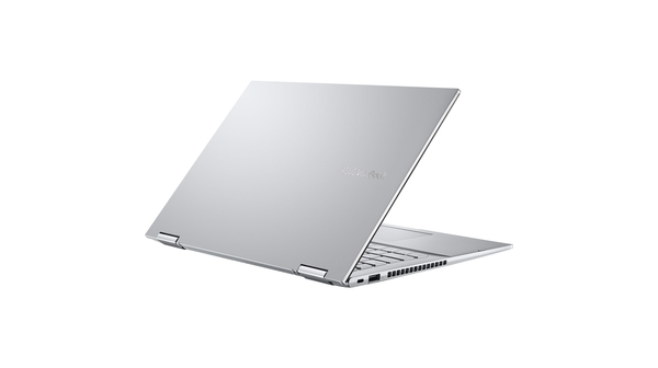 Laptop Asus VivoBook Flip TP470EA I3-1115G4 (EC346W) mặt lưng nghiêng trái