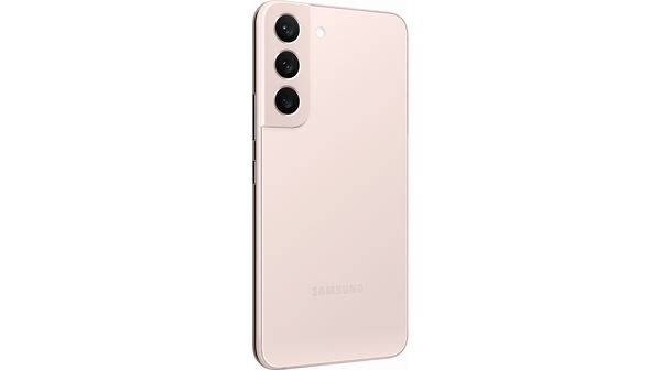Điện thoại Samsung S22 8GB/128GB Hồng mặt lưng nghiêng trái