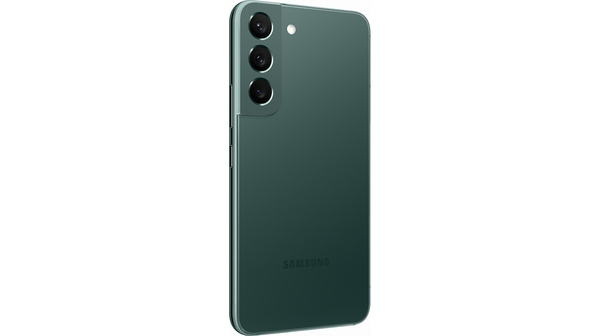 Điện thoại Samsung S22 8GB/128GB Xanh Lá mặt lưng nghiêng trái