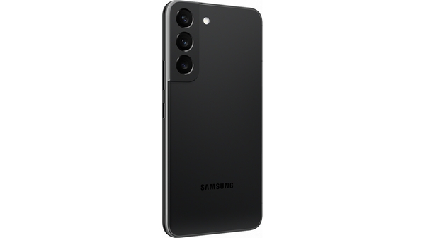 Điện thoại Samsung S22 8GB/128GB Đen mặt lưng nghiêng trái