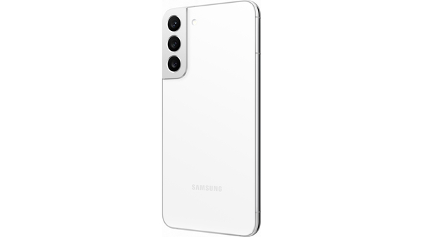 Điện thoại Samsung S22 Plus 8GB/128GB Trắng mặt lưng nghiêng phải