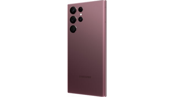 Điện thoại Samsung S22 Ultra 8GB/128GB Đỏ mặt lưng nghiêng phải