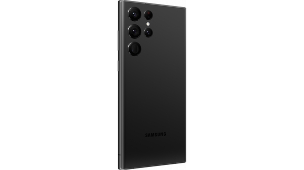 Điện thoại Samsung S22 Ultra 8GB/128GB Đen mặt lưng nghiêng trái