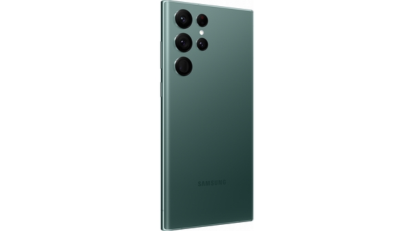 Điện thoại Samsung S22 Ultra 12GB/512GB Xanh Lá mặt lưng nghiêng trái