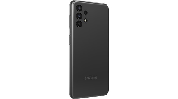 Điện thoại Samsung Galaxy A13 4GB/128GB Đen mặt lưng nghiêng trái