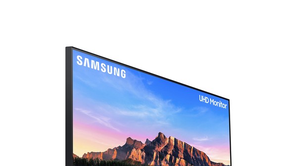 Màn hình Samsung 28 inch 4K LU28R550UQEXXV- cạnh góc màn hình trên