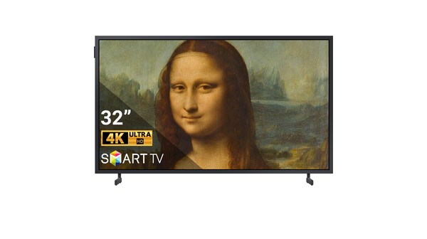Smart Tivi QLED Samsung 4K 32 inch QA32LS03BBKXXV mặt chính diện