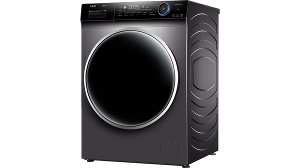 Máy giặt Aqua Inverter 11 kg AQD-DD1101G.PS mặt nghiêng phải