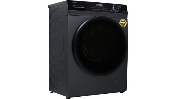 Máy giặt Aqua Inverter 9 kg AAQD-D903G.BK mặt nghiêng trái