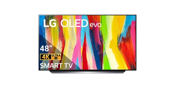Smart Tivi OLED LG 4K 48 inch OLED48C2PSA mặt chính diện
