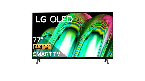 Smart Tivi OLED LG 4K 77 inch OLED77A2PSA mặt chính diện