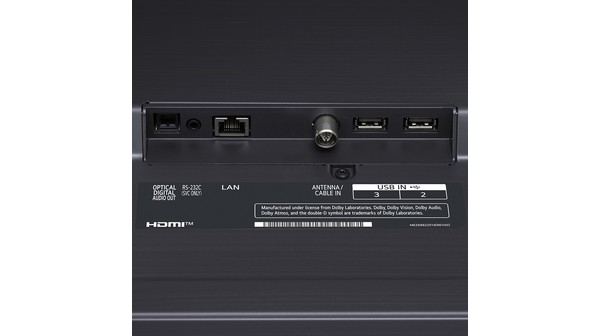 Smart Tivi QNED LG 4K 86 inch 86QNED80SQA cổng kết nối