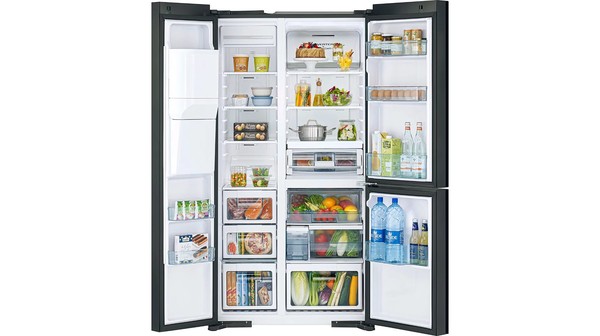 Tủ lạnh Hitachi Inverter 569 lít R-MX800GVGV0(GMG) cửa tủ mở