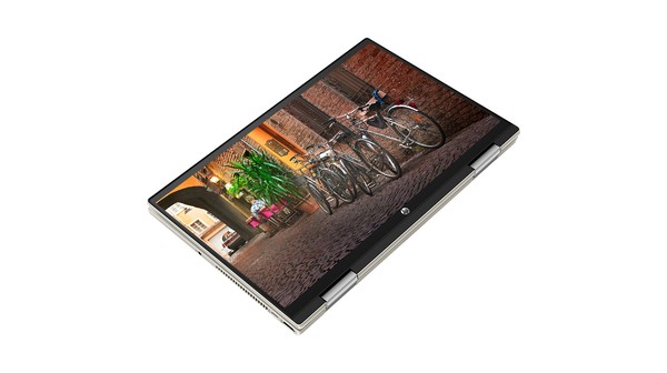 Laptop HP Pavilion x360 14-dy0168TU mặt nghiêng